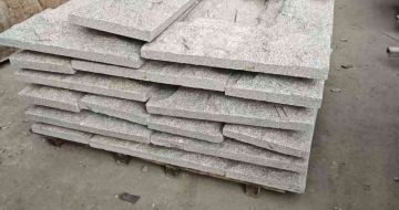 牡丹江芝麻白蘑菇石，自然面