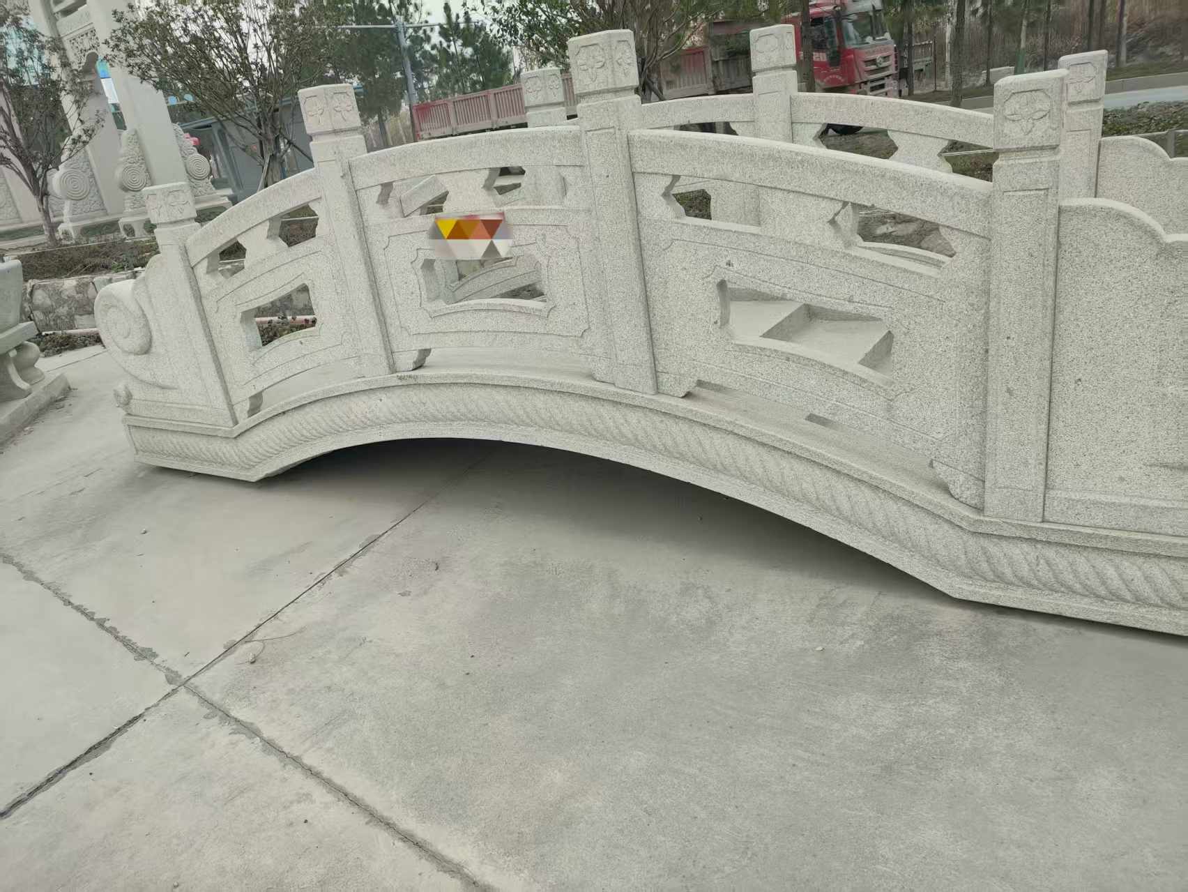 牡丹江芝麻白拱桥，石桥